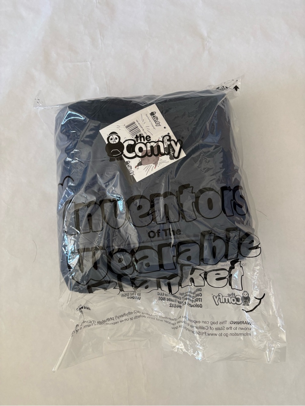 The Comfy Oversized Wearable Blanket Hoodie - Blue